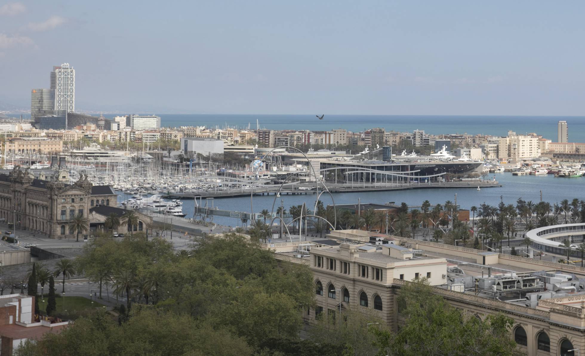 El cielo de Barcelona, más limpio que nunca
