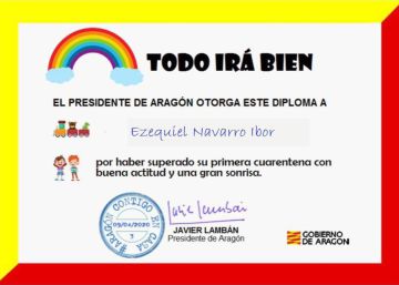 El diploma viral a los pequeños héroes del confinamiento El diploma viral a los pequeños héroes del confinamiento