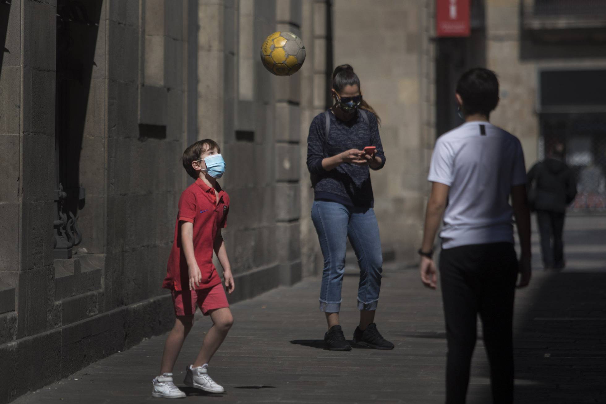 Salida niños confinamiento