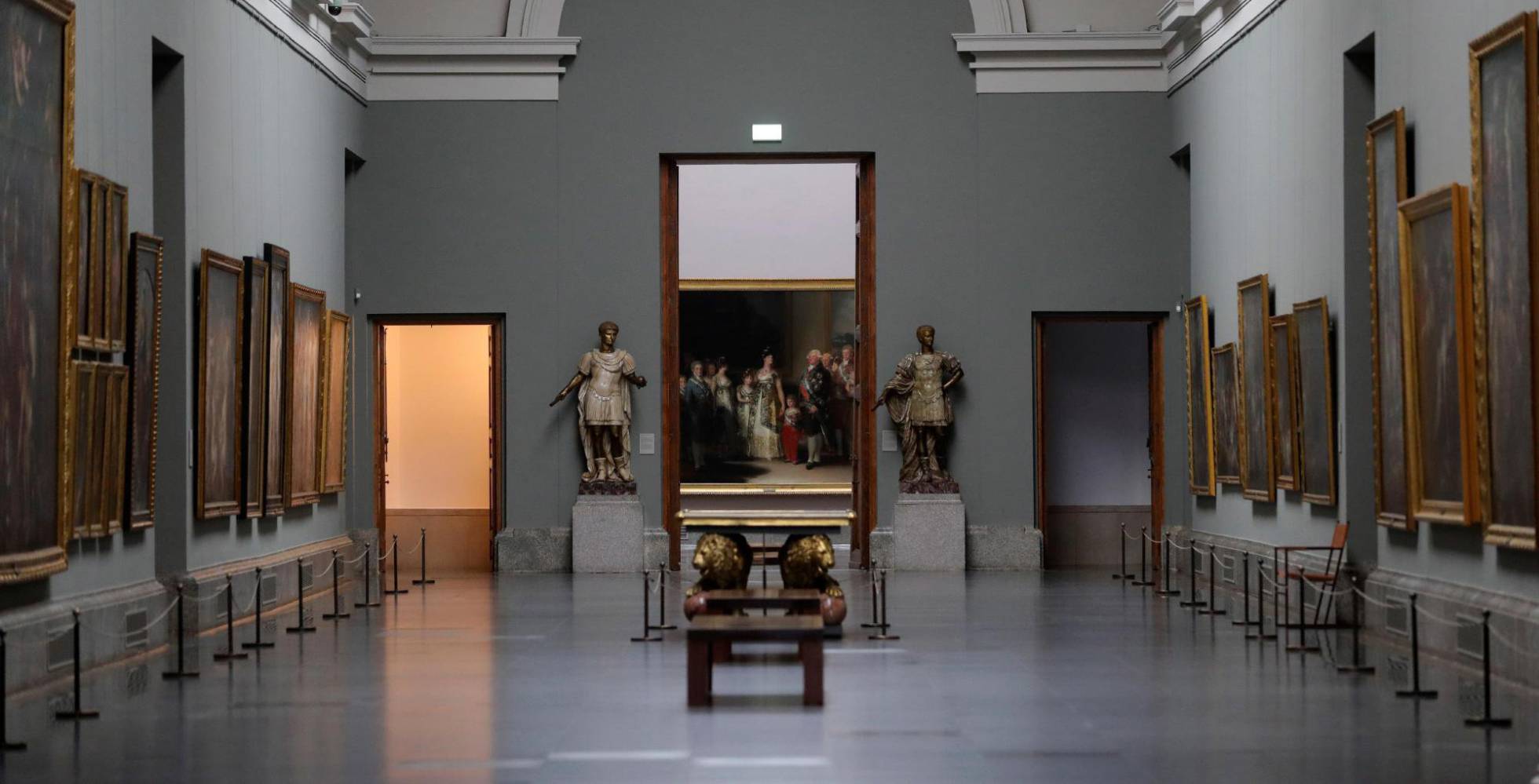 El Museo del Prado vacío por el coronavirus, en imágenes