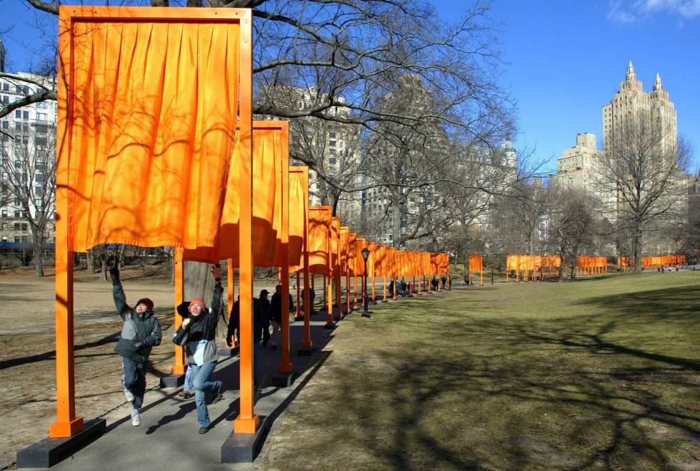 'Gates Project' en Central Park en Nueva York.