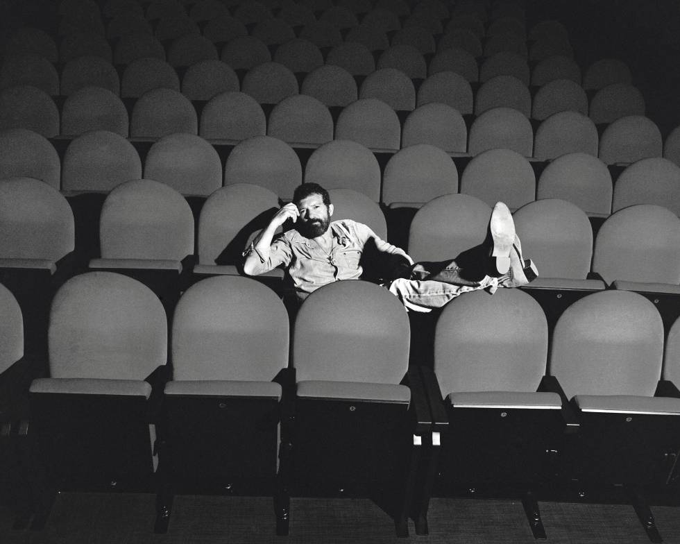 Banderas, fotografiado en exclusiva para ICON en el Teatro del Soho, en Málaga.