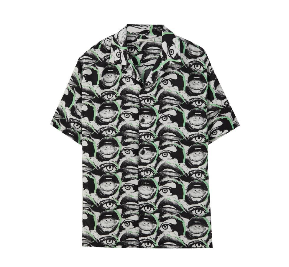 Camisa estampada Pull&Bear.