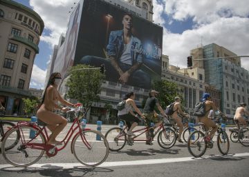 El Ayuntamiento de Madrid deja desnudos a los ciclistas