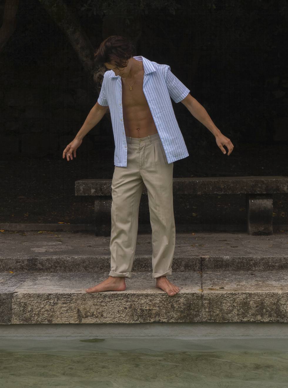 Una de las camisas de lino de MAOUR.