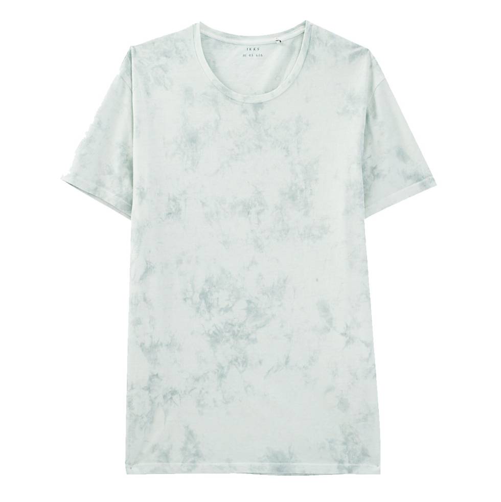 Diseño 'tie dye' turquesa de IKKS.