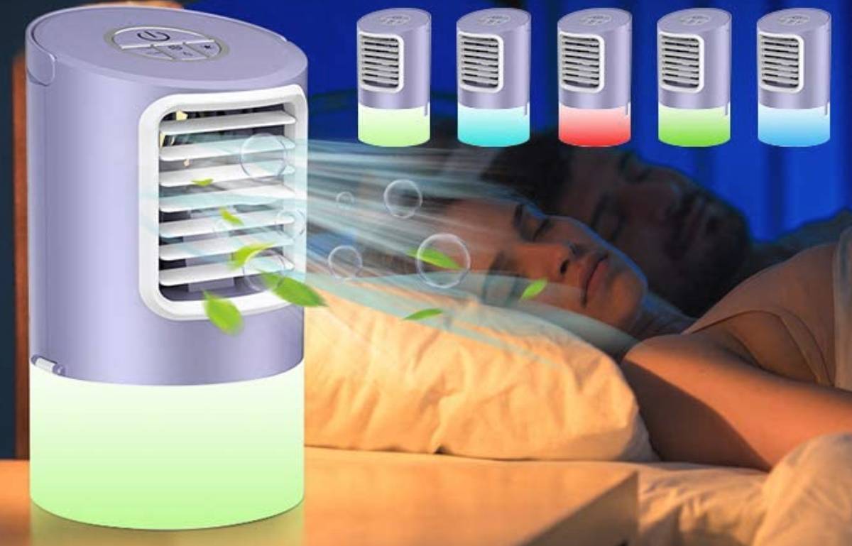 Combate el calor invirtiendo muy poco con estos aparatos enfriadores de aire personal