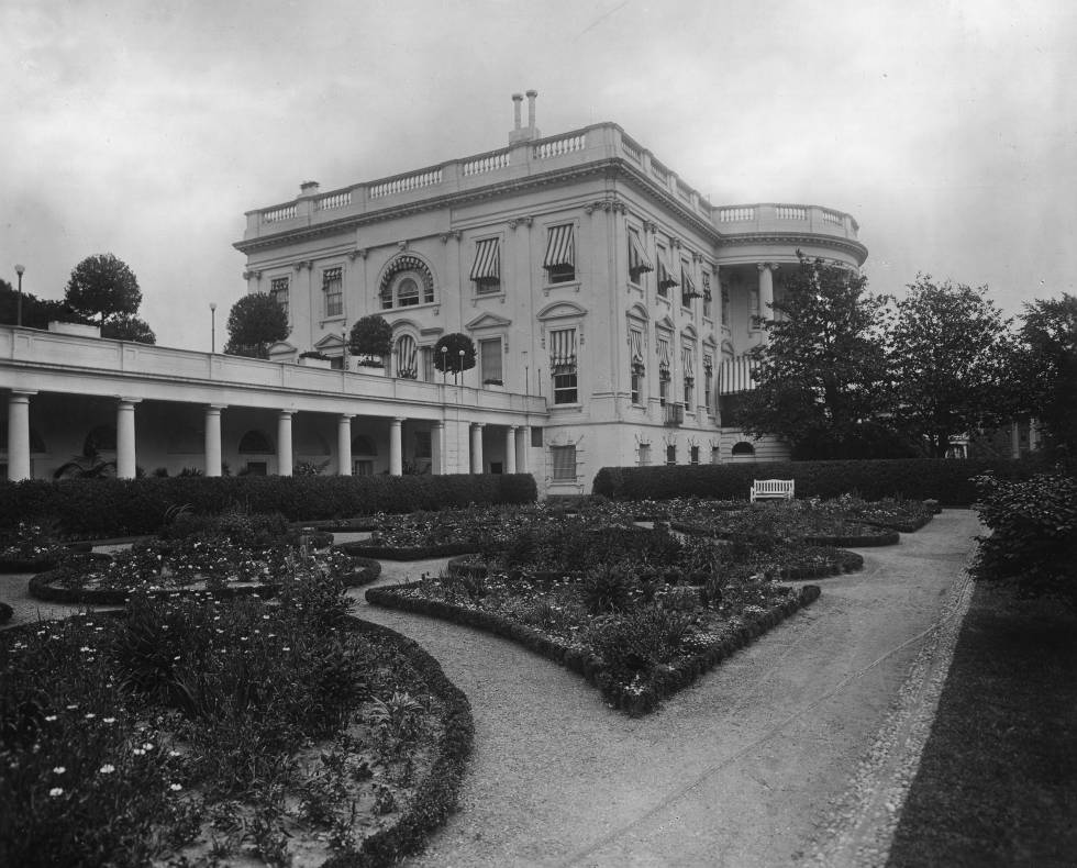 melania trump jardin casa blanca