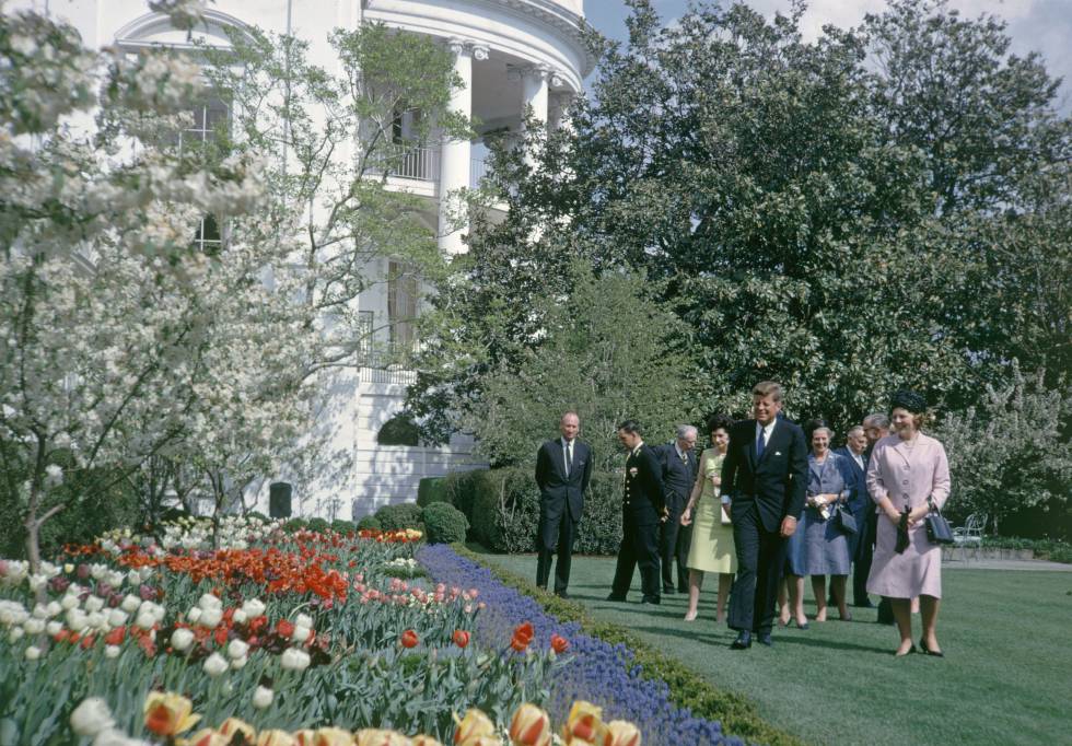 melania trump jardin casa blanca