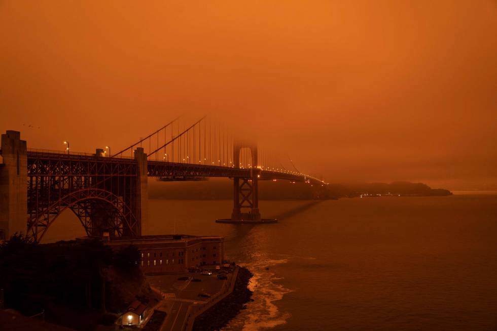 Incendios California y Oregon