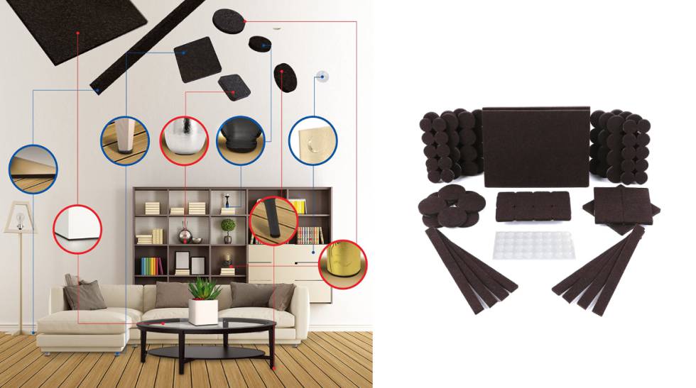 Evita arañazos y marcas en el hogar con estos protectores para muebles