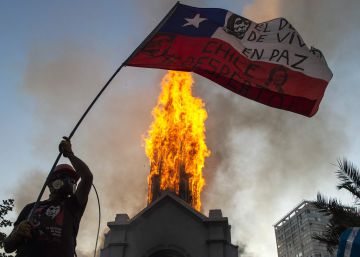 El primer aniversario de las revueltas en Chile, en imágenes