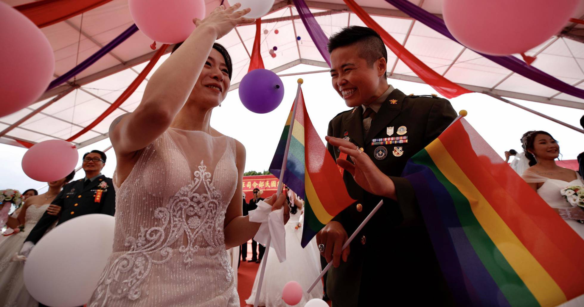 Bodas gais: un “sí, quiero” histórico en Taiwán