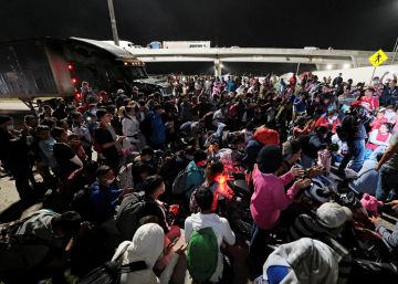 La nueva caravana de migrantes de Honduras, en imágenes