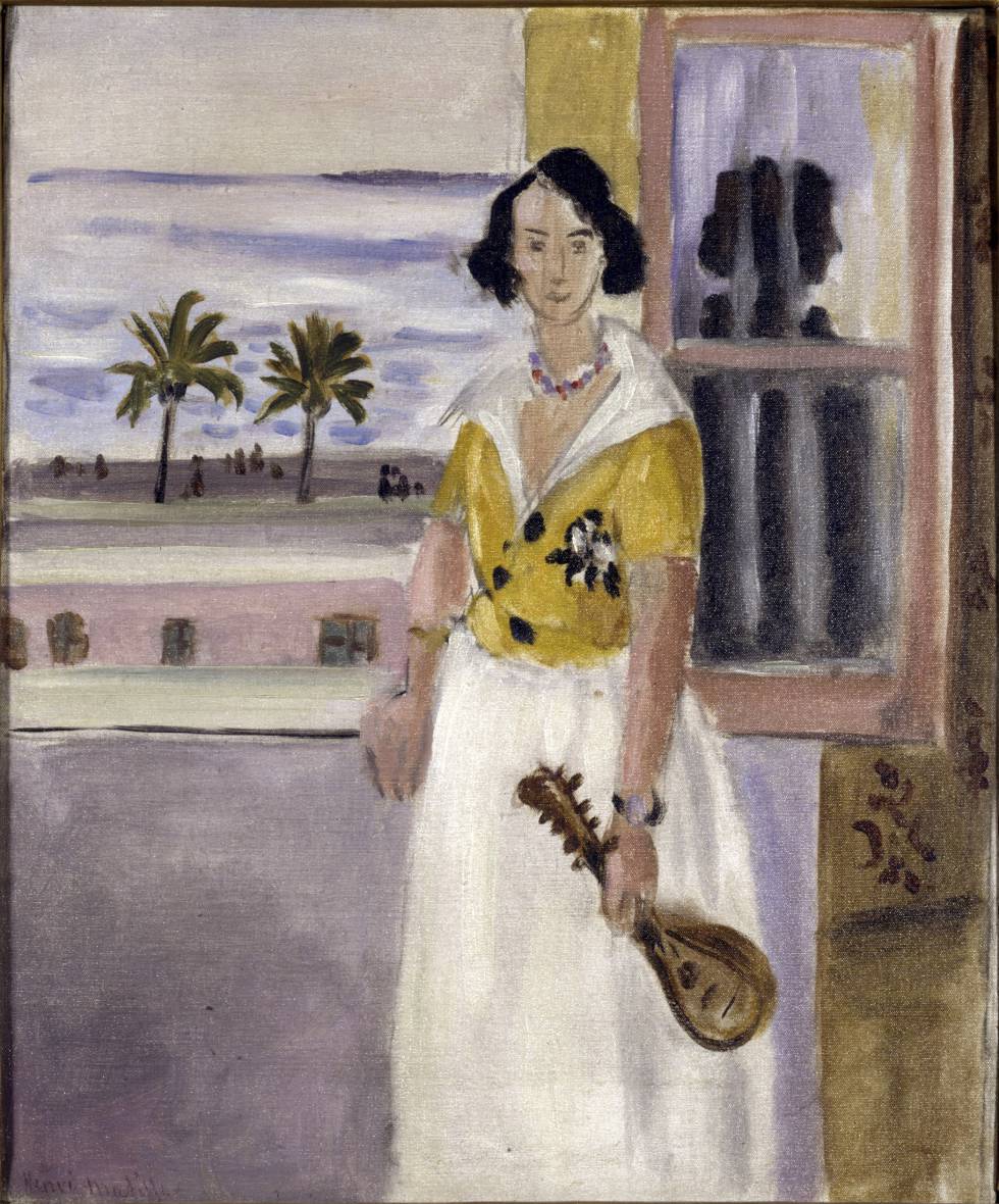 'Mujer con mandolina', que pertenece al Museo de la Orangerie de París desde que Marguerite lo donó.