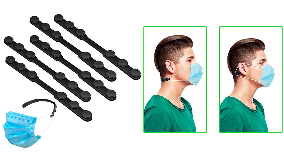 Extensores salvaorejas para mascarilla