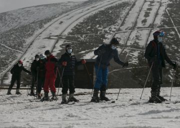 El cierre de las pistas de Navacerrada, en imágenes El cierre de las pistas de Navacerrada, en imágenes