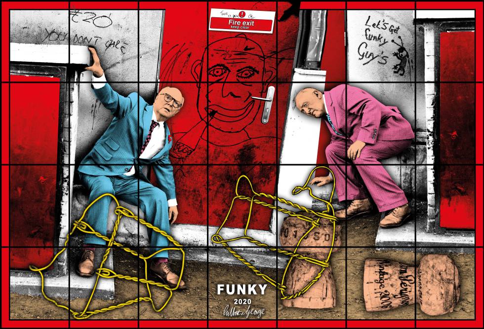 'Funky' (2020), de Gilbert & George.