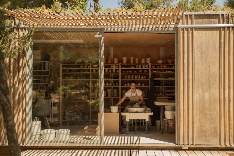 Un espacio único escondido entre la naturaleza de un pueblo de Ibiza