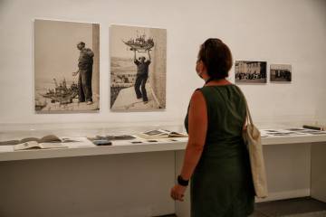 Inauguración de las nuevas salas dedicadas al exilio tras la Guerra Civil en el Museo Reina Sofía, Madrid.