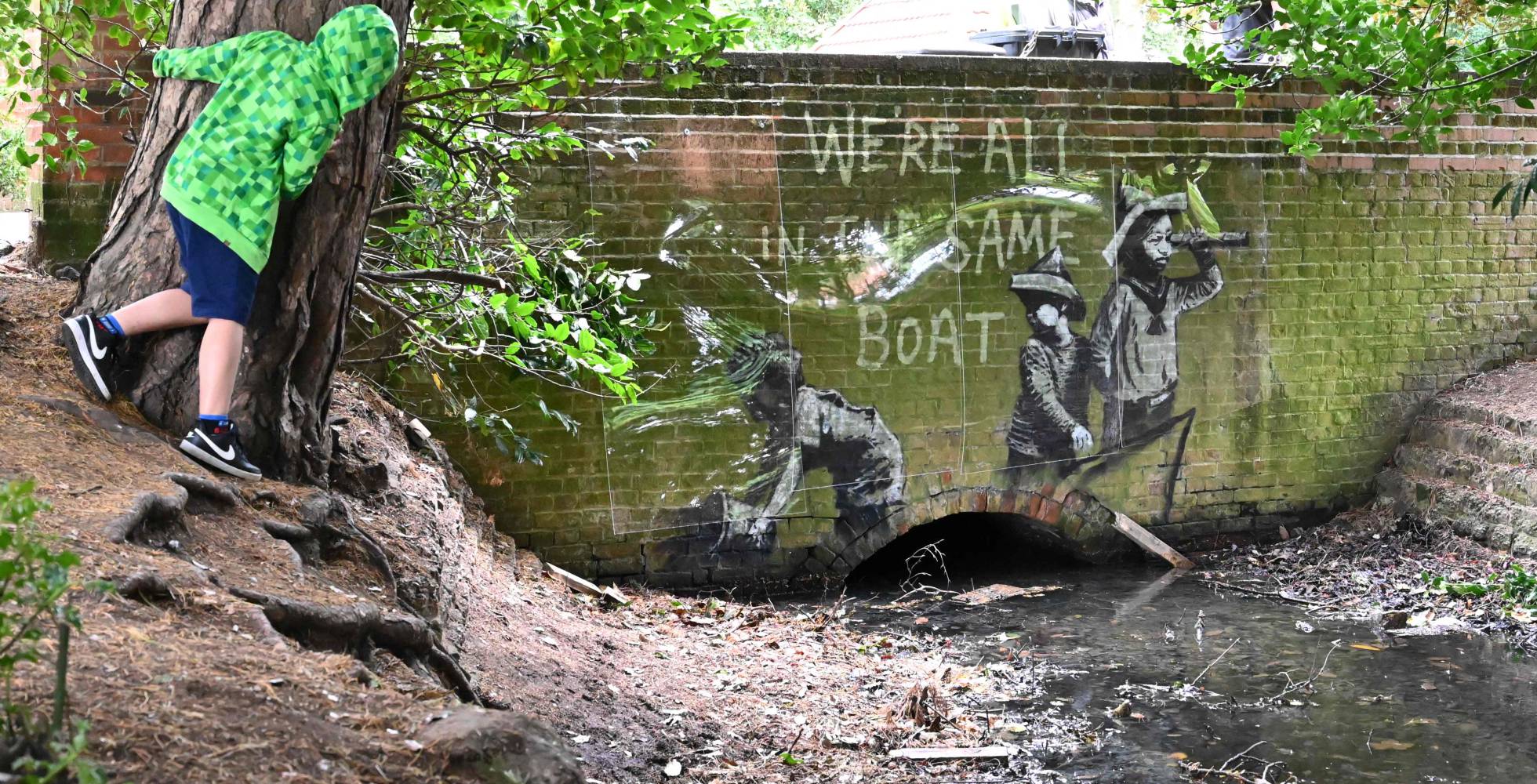 As novas obras de Banksy que surgiram no leste da Inglaterra