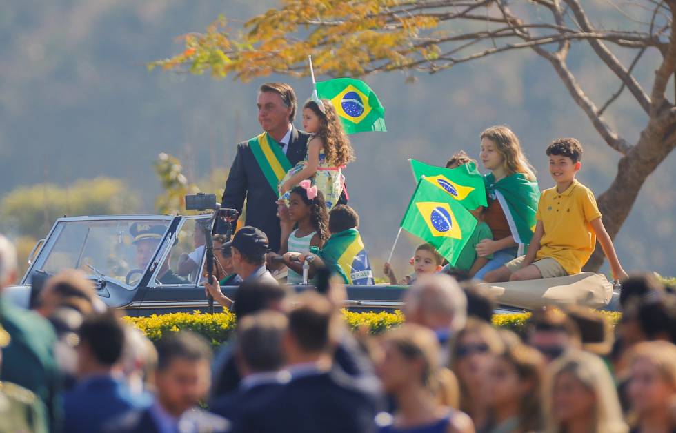 Las movilizaciones del Día de la Independencia en Brasil, en imágenes