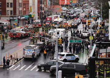 Las imágenes del tiroteo en el metro de Nueva York