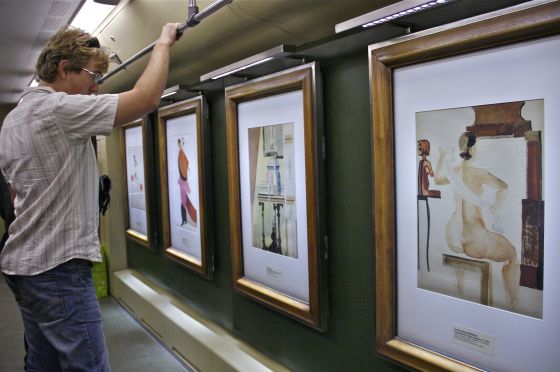 El arte viaja en metro