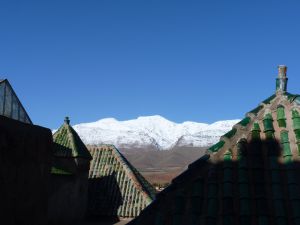 Las cumbres nevadas del Alto Atlas.