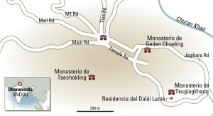Mapa de Dharamsala.