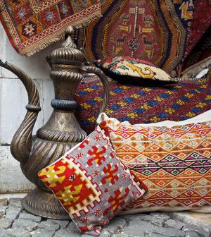 Un tienda en el Gran Bazar de Estambul.