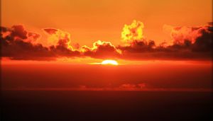 Atardecer en Tijarafe, La Palma.