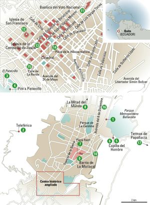 Mapa de Quito