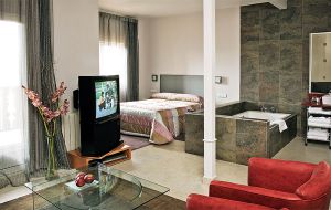 Habitación del hotel El Milano Real, en Hoyos del Espino (Ávila). Habitación del hotel El Milano Real, en Hoyos del Espino (Ávila).