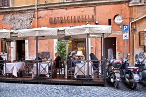 Terraza de Matricianella, en Roma.