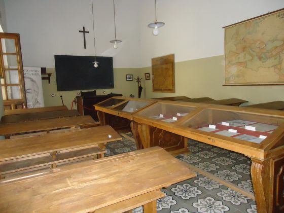 Aula en el IES Santísima Trinidad, en la que Machado impartió sus clases de Francés.