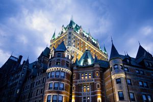 El hotel Le Château Frontenac, de 1893, en la ciudad de Quebec (Canadá).