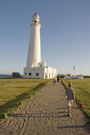 Faro del cabo de Santa María, en La Paloma (Uruguay).