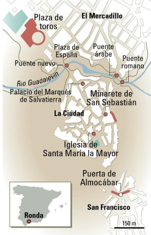 Mapa de Ronda