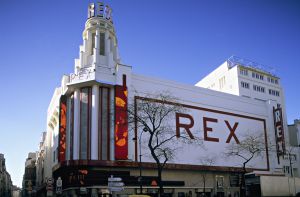 El emblemático cine Grand Rex, en el bulevar Poissonnière de París.