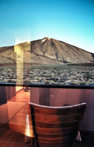 Vista desde el parador de Las Cañadas del Teide, en Tenerife.