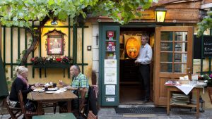 Terraza de un restaurante en Viena.