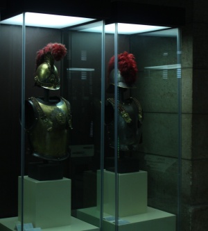 Algunas de las armaduras utilizadas por Napoleón.