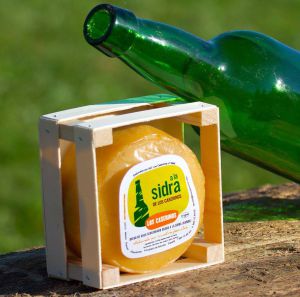 Queso a la sidra, una de las especialidades de la Finca Los Caserinos