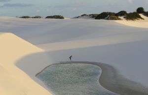 El parque nacional do Lençois Maranhenses. rn