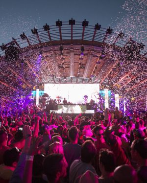 Fiesta en el Hotel Ushuaïa en Sant Jordi de Ses Salines.