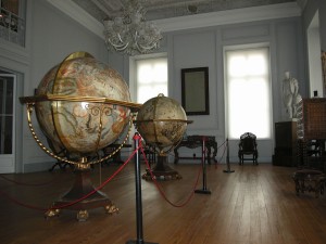 Sala de India de la Sociedade de Geografia, en Lisboa.