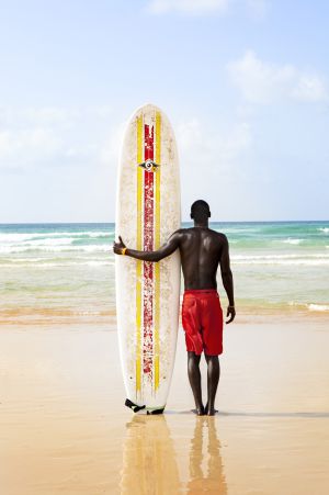 La playa de Yoff, en Dakar.