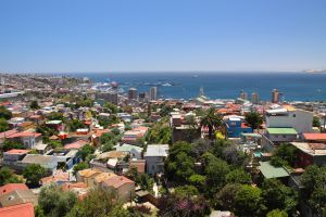 Vistas de Valparaíso desde La Sebastiana.