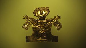 Minuciosos detalles en una pieza del Museo del Oro.